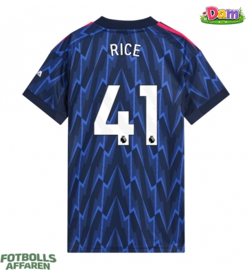 Arsenal Declan Rice #41 Bortatröja Kvinnor 2025-26 Kortärmad